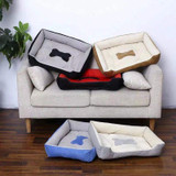 Royal Animals Super Soft Sofa Dog Beds Waterproof Bottom Soft Fleece Warm Bed For Dog Plus Size Soft Pet Bed Cat Bed Winter