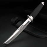Black outdoor survival knife Straight hunting quality knife Camping Edc knives for fishing and hunting