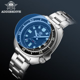 Waterproof Automatic Watch Men Sapphire Crystal Stainless Steel NH35 Automatic Mechanical Men's Watch 1970 Abalone Dive Watch
