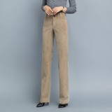 Women's Corduroy pants trousers autumn and winter new straight pants