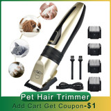 USB Electrical Pet Hair Clipper Remover Professional Pet Dog Hair Trimmer Cutter Grooming Pets Haircut Machine