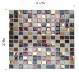Waterproof peel Self-Adhesive mosaic Kitchen 3d wall tile sticker backsplash tiles Waterproof peel Self-Adhesive mosaic Kitchen 3d wall tile sticker backsplash tiles