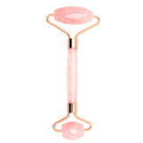 Jade Roller Rose Quartz Roller Slimming Face Massager Double Heads Face Rollers Stone Gua Sha Massage Rollers Face Lifting
