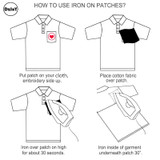 1 PCS Rose Flower Embroidered Iron on Patches for Clothing DIY Stripes Clothes Patchwork Sticker Custom Flowers Applique @Z
