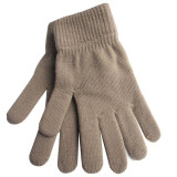 Winter Ribbed Knitted Fingered Gloves