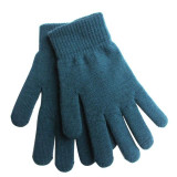 Winter Ribbed Knitted Fingered Gloves