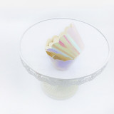 Party Cupcake Wrapper 24pcs Glitter Sliver