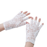 Women Lady Lace Gloves