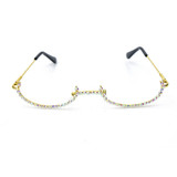 Rhinestone Eyewear Half Frames