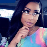 Rhinestone Eyewear Half Frames