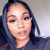 Rhinestone Eyewear Half Frames