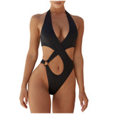 Bandeau High Waist Bikini Swimsuit