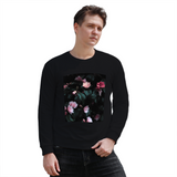 Pink And White Flower Pullover