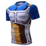Vegeta Dragon Ball Z DBZ Compression T-Shirt Muscle Shirt Super Saiyan