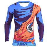 Goku Dragon Ball Z DBZ Compression T-Shirt Muscle Shirt Super Saiyan
