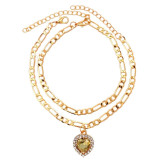 MUSE CRYSTAL GEM ANKLET