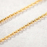 MUSE CUSTOM SCRIPT NECKLACE