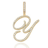 MUSE CZ INITIAL NECKLACE