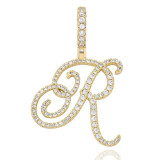 MUSE CZ INITIAL NECKLACE