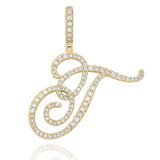 MUSE CZ INITIAL NECKLACE