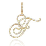 MUSE CZ INITIAL NECKLACE