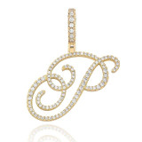 MUSE CZ INITIAL NECKLACE