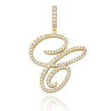 MUSE CZ INITIAL NECKLACE