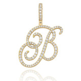 MUSE CZ INITIAL NECKLACE