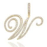 MUSE CZ INITIAL NECKLACE