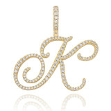 MUSE CZ INITIAL NECKLACE