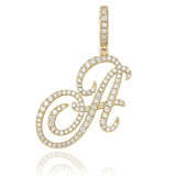 MUSE CZ INITIAL NECKLACE
