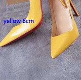 New So Kate Pumps Red Pointed Toe High Heels Women Shoes 8cm 10cm  12CM Stiletto Shoes Woman Ladies Patent Leather Wedding Shoes