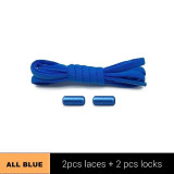 1Pair Metal Lock Shoelaces Round Elastic Shoe Laces Special No Tie Shoelace for Men Women Lacing Rubber Zapatillas 23 Colors