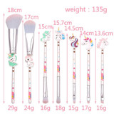 Unicorn Makeup Brushes Set