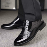 Wedding Dress Shoes Men Leather Casual Shoes Breathable Oxford Shoe