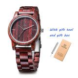 Uwood High Grade Quartz Watches Men Wristwatches Bamboo Watch