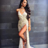 Sexy Sequin Tassel Beach Party Maxi Dress