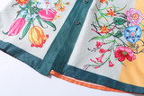 Vintage floral print blouse