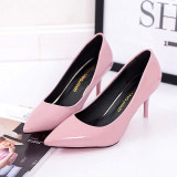 Lady Shoes Faux Suede High Heels
