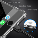 KISSCASE Case For iPhone X 6 7 8 Plus Phone Case For iPhone XS Max XR 5S 5 SE 7 Clear Shockproof Soft Silicone Transparent Cases