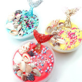 Cartoon Kawaii Mermaid Shell Pearl Slime