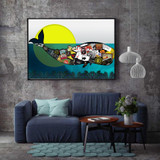 Canvas - Whalez Fragmented - (Craft Beer Artwork)