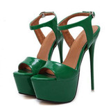 Sexy Open Toe Platform Stiletto Heels