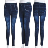 Faux Denim Jeans Leggings Faux Denim Jeans Leggings