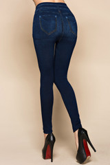 Faux Denim Jeans Leggings Faux Denim Jeans Leggings