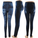 Faux Denim Jeans Leggings Faux Denim Jeans Leggings