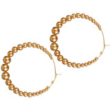 Gold Color Hoop Dangle Earring