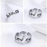 Ethnic Elephant March Vintage Ring