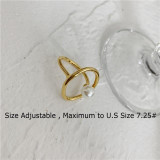 Dainty Pearl Minimalist Ring