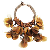Big Flower Statement Necklace